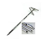 NIUSABOU Sonde d'échantillonnage, Échantillonneur de sonde argenté à 3 Zones, précis for Les céréales, Engrais et matériaux agricoles, 1-2 m(1.5mx32mm/59x1.25in)