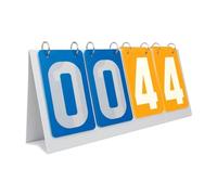 NIUSABOU Tableau d'affichage Sportif à Bascule, Chiffres portatifs du Tableau d'affichage de secousse 4 for des Sports Multicolores(Blue Yellow)