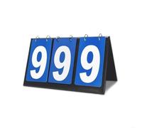 NIUSABOU Tableau d'affichage Sportif à Bascule, Tableau d'affichage à Bascule Chiffres de Table 2/3/4 en Orange et Bleu(Color 6)