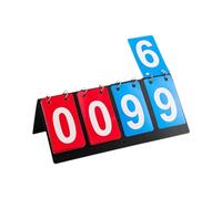 NIUSABOU Tableau d'affichage Sportif à Bascule, Tableau de Bord Pliable Portable à 4 Chiffres, 35x16x16cm, for Le Sport