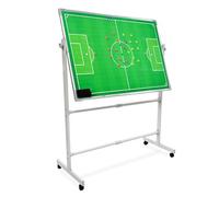NIUSABOU Tableau d'entraînement stratégie footballistique, Kit Tableau de Football magnétique avec Support et Stylo, 100x70cm, Hauteur réglable