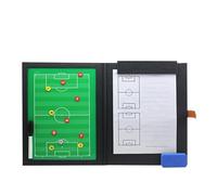 NIUSABOU Tableau d'entraînement stratégie footballistique, Tableau Tactique de Football, Kit Presse-papiers magnétique Pliable et effaçable à Sec(Football-b)