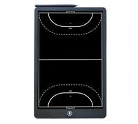 NIUSABOU Tableau Noir l'entraînement au Badminton, Planche Tactique Multisports, Verrouillage Transparent en Un clic, Bord incurvé 13,7x9,1 Pouces(Handball)