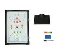 NIUSABOU Tableau stratégique magnétique Le Basket-Ball, Kit de Tableau effaçable à Sec magnétique Double Face avec Cadre en Aluminium