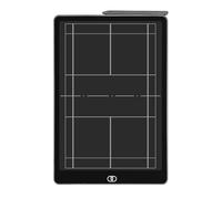 NIUSABOU Tableau Tactique pour Hockey sur Glace, Tableau Tactique Multisport avec Verrouillage Transparent en Un clic, Bord incurvé 13,7 x 9,1 Pouces(Badminton)