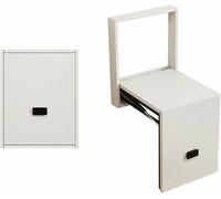 NIUSABOU Tabouret Mural, Tabouret à Langer Pliant Mural en Bois Multicolore(B)