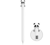 NIUTRENDZ Coque de protection en silicone pour Apple Pencil USB-C - Accessoire de protection en silicone - Chargement magnétique et double robinet - Blanc