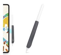 NIUTRENDZ Lot de 2 poignées en silicone pour Apple Pencil (gris foncé, Apple Pencil Pro&2nd&USB-C)