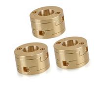 NIUXFOUZLJP 16mm Oldham couplage T8 axe Z vis lit Chaud réduire l'impression balançoire pièces d'imprimante 3D CNC coupleur d'arbre Flexible cylindrique(3Pcs)