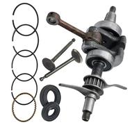 NIUXFOUZLJP Kit de Jeu de Segments de Piston de Joint d'arbre de Vilebrequin Convient pour la Petite pièce de Moteur de Tondeuse à Gazon GX35 35CC GX 35 Pièces de Tondeuse à Gazon