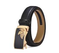 NIUXICH Ceintures pour femmes Robe Jeans Ceinture à boucle automatique Largeur 2,8cm Ceinture en jean décontractée pour accessoires vestimentaires pour femmes, 105cm