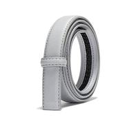 NIUXICH Hommes femmes 2.4cm 3.0cm 3.5cm cuir boucle automatique ceinture sans boucle jaune/gris/bleu/vert ceinture sans boucle, 120cm