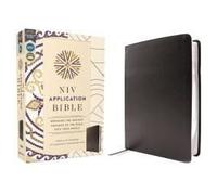 Niv Application Bible, European Bonded Leather, Black, Red Letter, Comfort Print