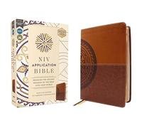 NIV Application Bible, Leathersoft, Brown, Red Letter, Comfort Print: Bringing the Ancient Message of the Bible into Your World