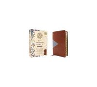 Niv Application Bible, Personal Size, Leathersoft, Brown/Blue, Red Letter, Indexed, Comfort Print