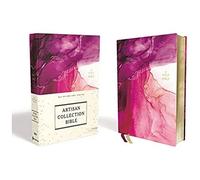 Niv, Artisan Collection Bible, Cloth Over Board, Pink, Art Gilded Edges, Red Letter Edition, Comfort Print