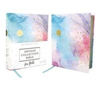 Niv, Artisan Collection Bible For Girls, Cloth Over Board, Multi-Color, Art Gilded Edges, Red Letter Edition, Comfort Print