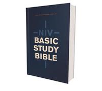 NIV, Basic Study Bible, Economy Edition, Paperback, Blue, Red Letter