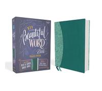 Niv, Beautiful Word Bible, Updated Edition, Peel/Stick Bible Tabs, Leathersoft, Teal, Red Letter, Comfort Print