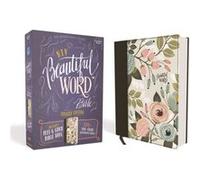 NIV Beautiful Word Bible Updated Edition PeelStick Bible Tabs Cloth over Board Floral Red Letter Comfort Print by Zondervan Zondervan Zondervan (Auteur)