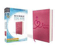 NIV, Bible for Kids, Leathersoft, Pink, Red Letter, Comfort Print: Thinline Edition