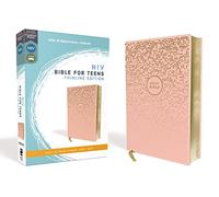NIV, Bible for Teens, Thinline Edition, Leathersoft, Pink, Red Letter, Comfort Print