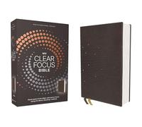 NIV, Clear Focus Bible, Leathersoft, Brown: Read more of the Bible with better focus