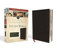 NIV, Cultural Backgrounds Study Bible (Context Changes Everything), Bonded Leather, Black, Red Letter: Bringing to Life the Ancient World of Scripture