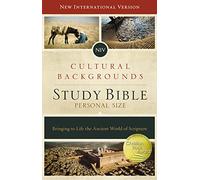 NIV, Cultural Backgrounds Study Bible, Personal Size, Hardcover, Red Letter: Bringing to Life the Ancient World of Scripture