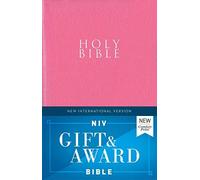 Niv, Gift And Award Bible, Leather-Look, Pink, Red Letter Edition, Comfort Print