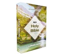 NIV, Holy Bible, Larger Print, Economy Edition, Paperback, Teal/Tan, Comfort Print