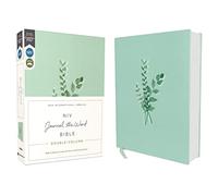 Bible Journal the Word – Idéale pour prendre des notes – Double-colonne, toile sarcelle, lettre rouge