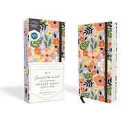 NIV, Journal the Word New Testament (Perfect for Note-Taking), Pocket Bible Edition, Hardcover, Floral, Red Letter, Comfort Print