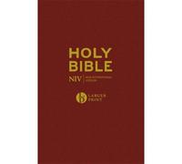 Niv Larger Print Burgundy Hardback Bible