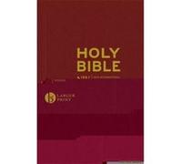 NIV Larger Print Burgundy Hardback Bible - [Version Originale] New International Version (Auteur)