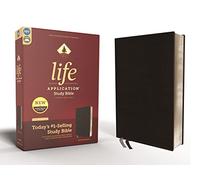 NIV, Life Application Study Bible, Third Edition, Bonded Leather, Black, Red Letter