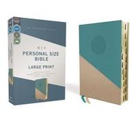 NIV Personal Size Bible Large Print Leathersoft TealGold Red Letter Thumb Indexed Comfort Print by Zondervan Zondervan (Auteur)
