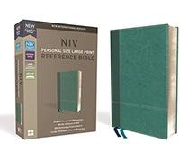 Niv, Personal Size Reference Bible, Large Print, Imitation Leather, Blue, Red Letter Edition, Comfort Print