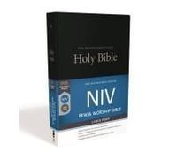 Niv, Pew And Worship Bible, Large Print, Hardcover, Black