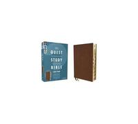 Niv, Quest Study Bible, Large Print, Leathersoft, Brown, Thumb Indexed, Comfort Print