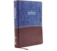 NIV The Womans Study Bible Leathersoft BlueBrown FullColor Red Letter Receiving Gods Truth for Balance Hope and Transformation by General editor Dorothy General editor Dorothy Kelley Patterson General