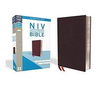 Niv, Thinline Bible, Bonded Leather, Burgundy, Indexed, Red Letter Edition
