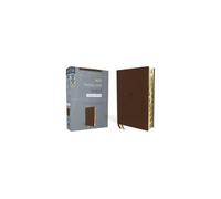 Niv, Thinline Bible, Large Print, Leathersoft, Brown, Red Letter, Thumb Indexed, Comfort Print