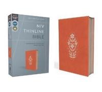 Niv, Thinline Bible, Leathersoft, Coral, Zippered, Red Letter, Comfort Print