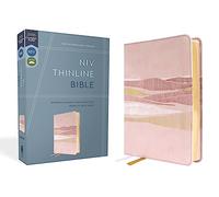 NIV, Thinline Bible, Leathersoft, Pink, Red Letter, Comfort Print
