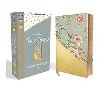 Niv, True Images Bible, Imitation Leather, Blue/Gold