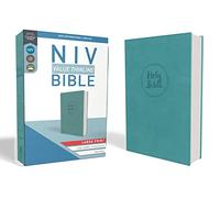 NIV, Value Thinline Bible, Large Print, Leathersoft, Teal, Comfort Print