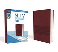 NIV, Value Thinline Bible, Leathersoft, Burgundy, Comfort Print