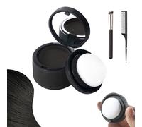 Nivaro Polvo Capilar Para Hombre,Nivaro Hair Cover up Densificador Instantáneo,Hairline Root Touch up,Waterproof Hair Cover up Powder,Flawless Roots, Easy to Use, Unisex (Black, 1)