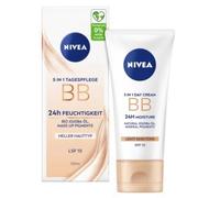 NIVEA 82333 NIVEA BB HELL 5IN1 24h FEUCHTIGKEIT LFS 15 Gesichtscreme 50,0 ml